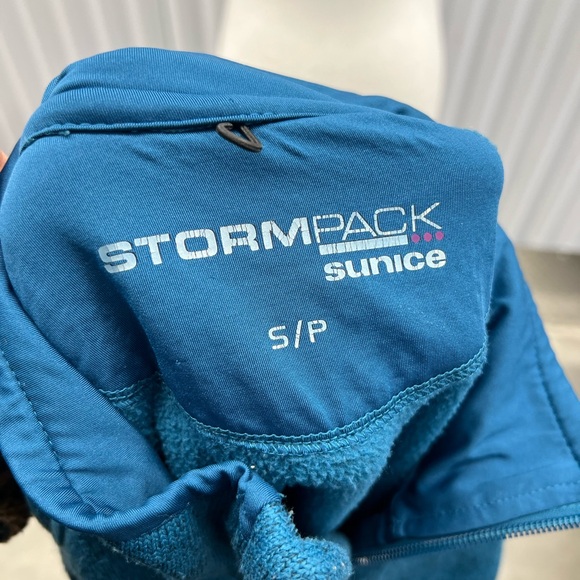Sunice - Storm Pack Women's Teal Fleece Jacket size small- vintage - Picture 6 of 8